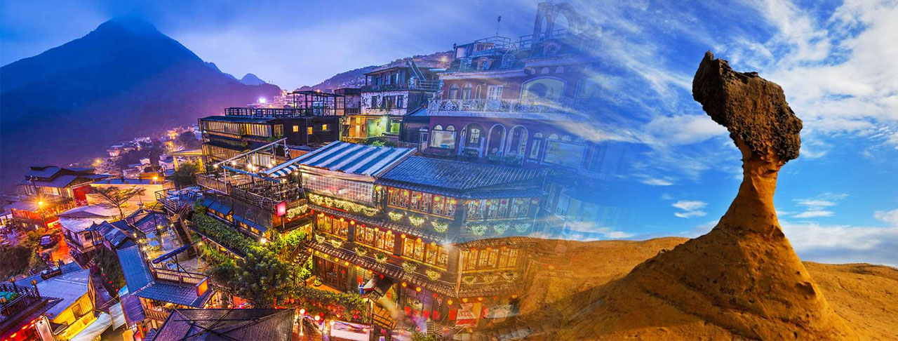 1 day tour: Yehliu Geopark, Nanya Rock and Jiufen